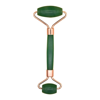 Natural Jade Gua Sha Stone Board Double Roller Jade Facial Massage  for Face Neck Back Body Face Massager Scrapers Tools